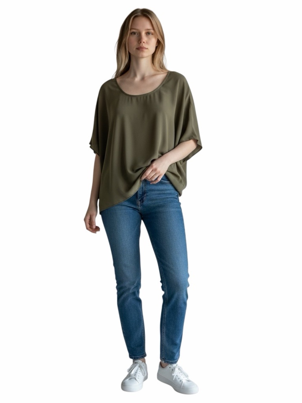Helmut Lang Boxy Drapey Blouse S Gray Minimalist Top